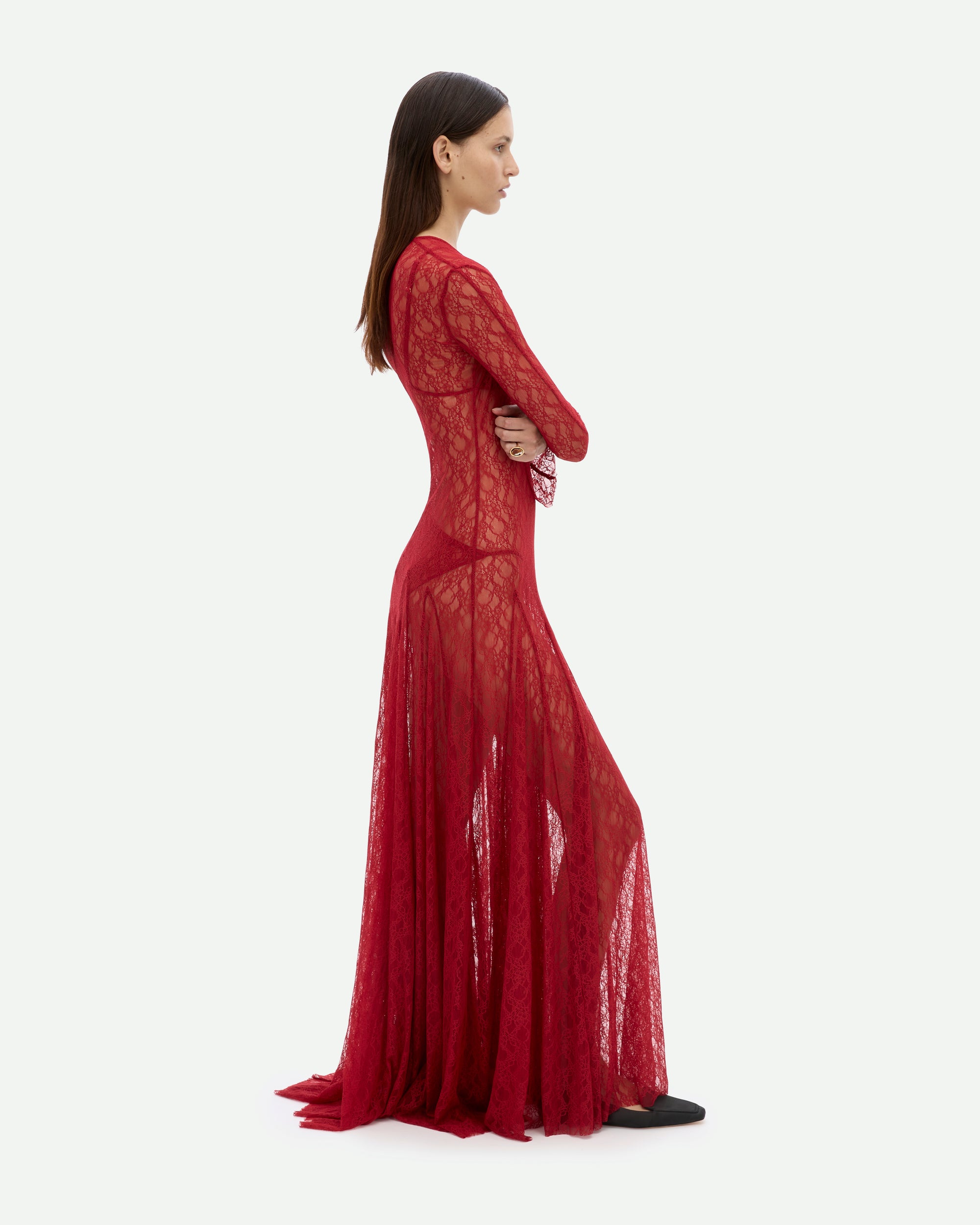 Cold Type Dress - Jam