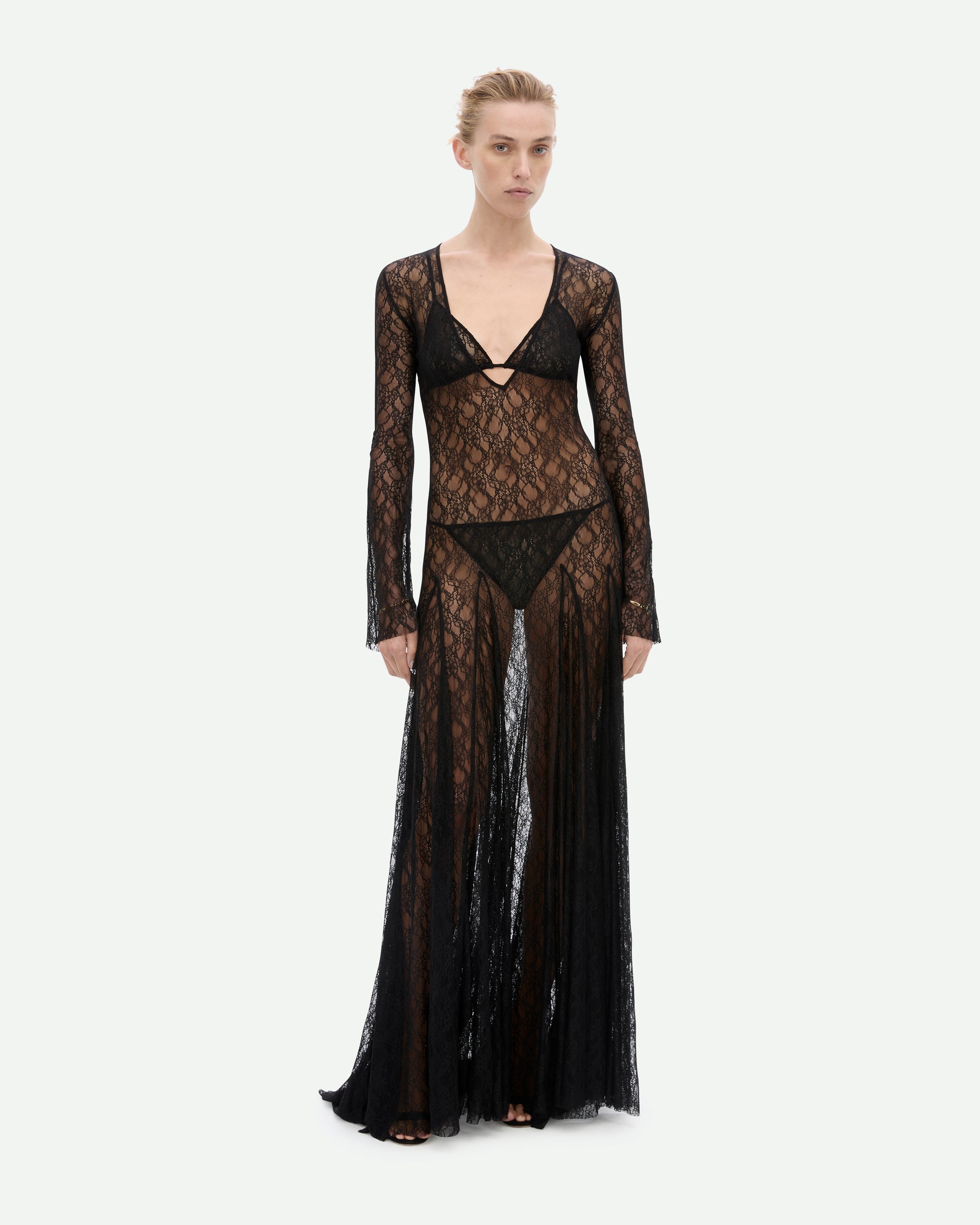 Cold Type Dress - Jet Black