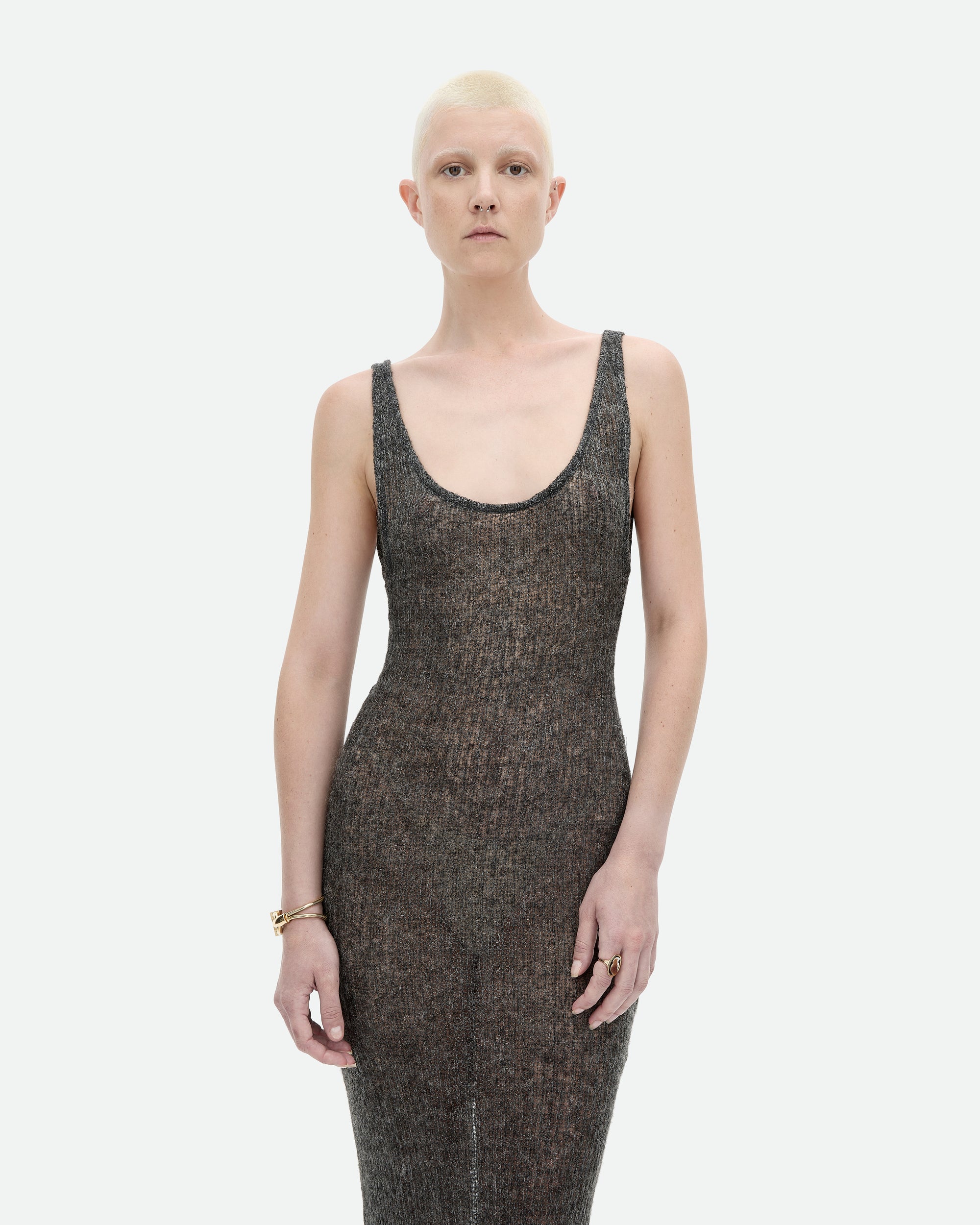 Temperance Dress - Silver Melange